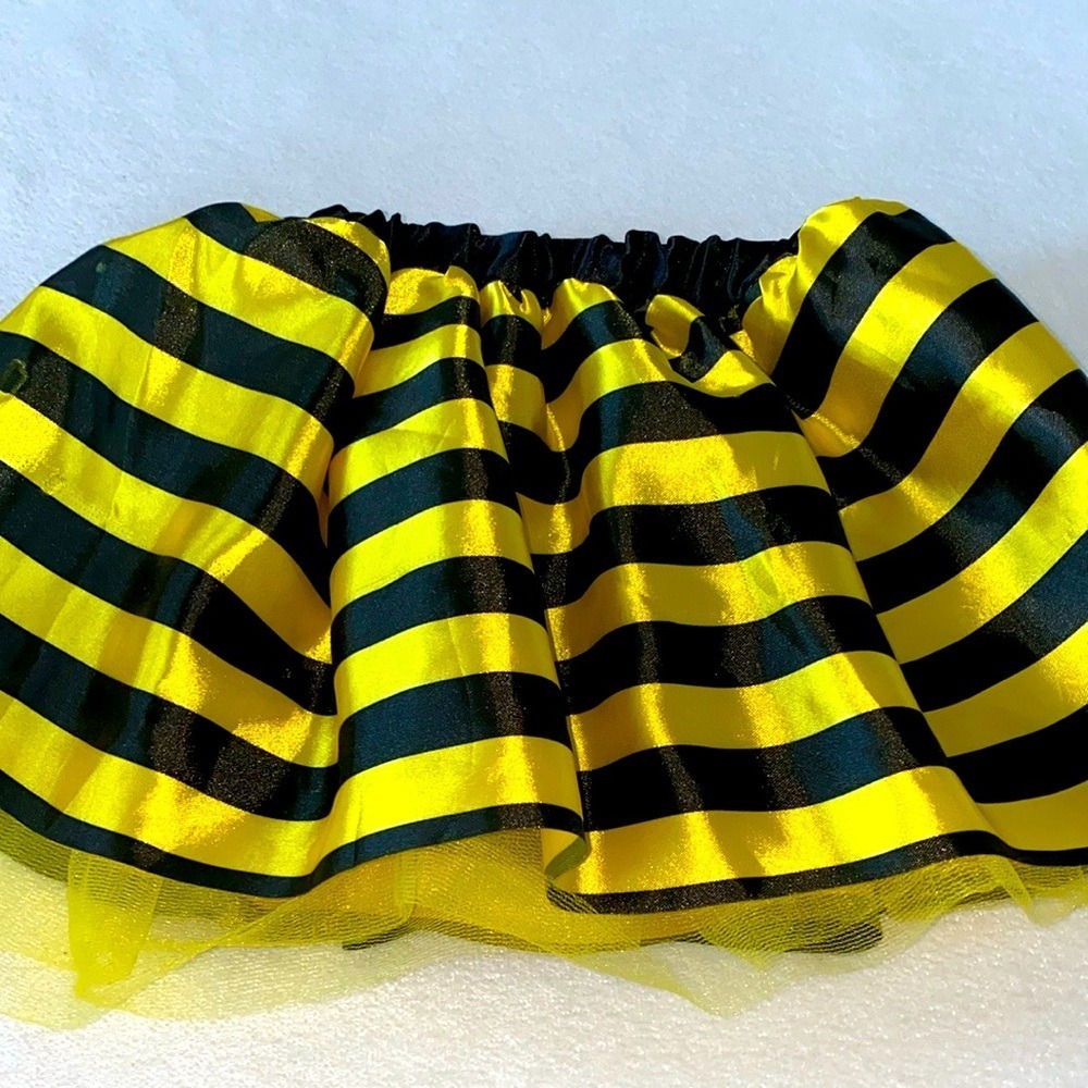 Bee Costume Girls Tutu Skirt for Bee Festival Halloween Dress Up Cosplay Party